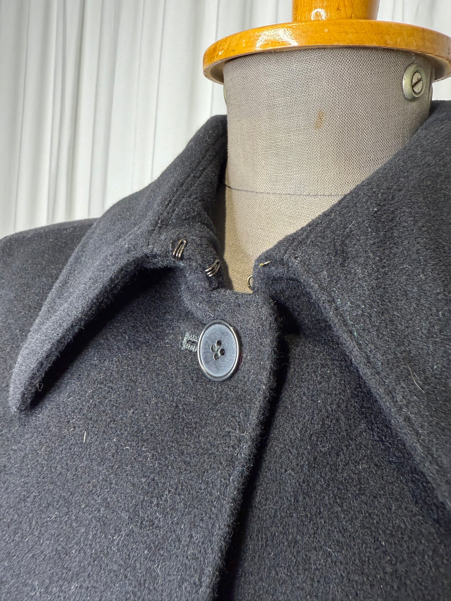 Calvin Klein Collection Black Coat c.1995
