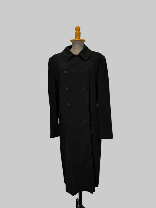 Calvin Klein Collection Double Breasted Wool Coat, early 1990s
