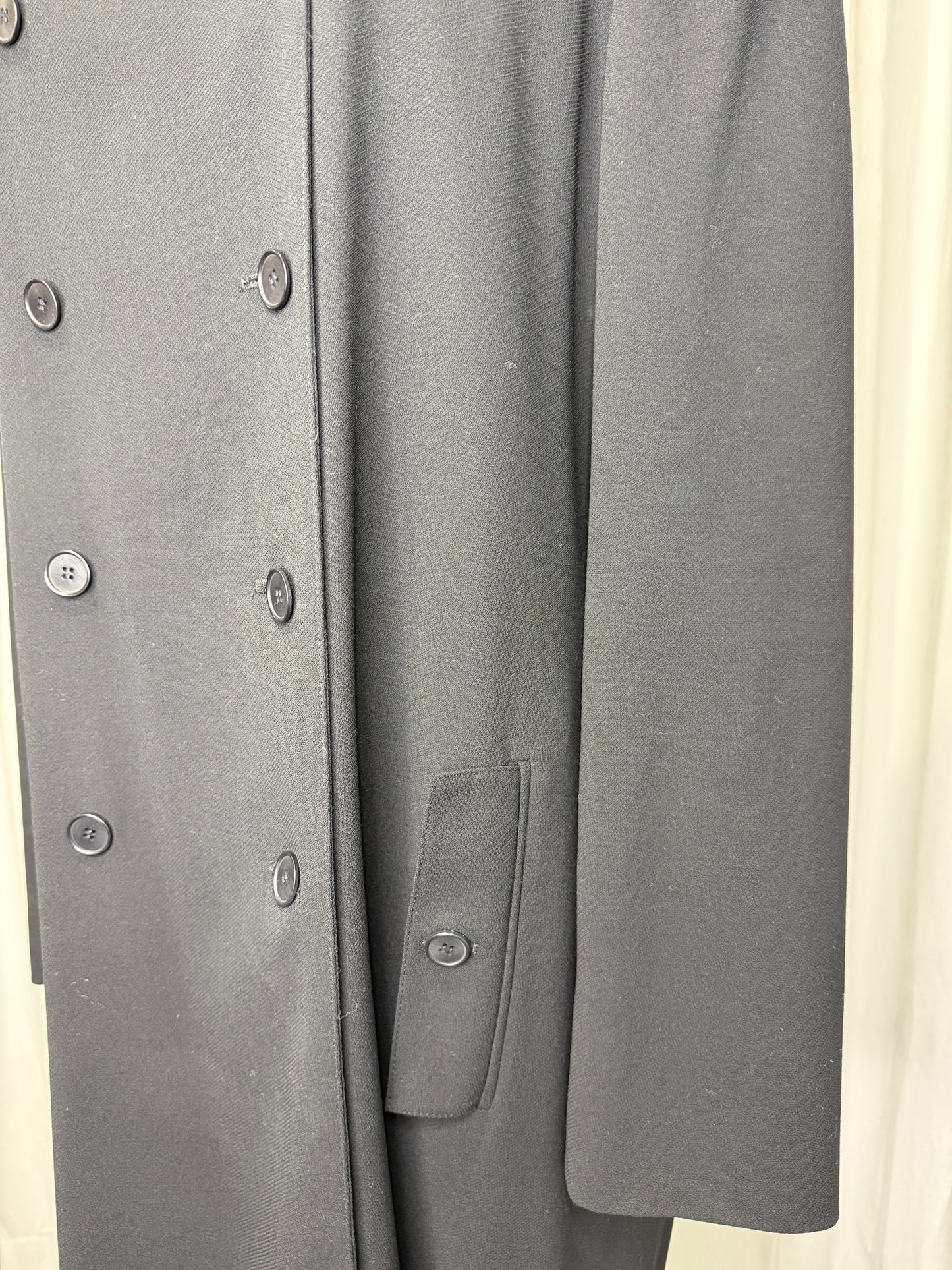 Calvin Klein Collection Double Breasted Wool Coat, early 1990s