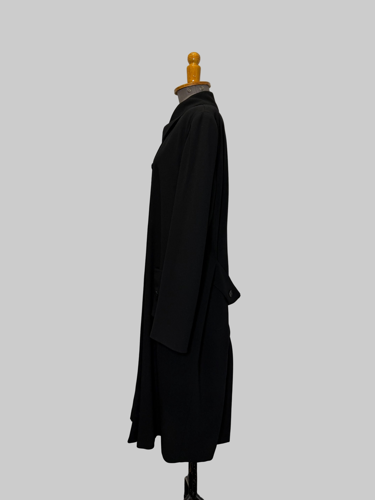 Calvin Klein Collection Double Breasted Wool Coat, early 1990s