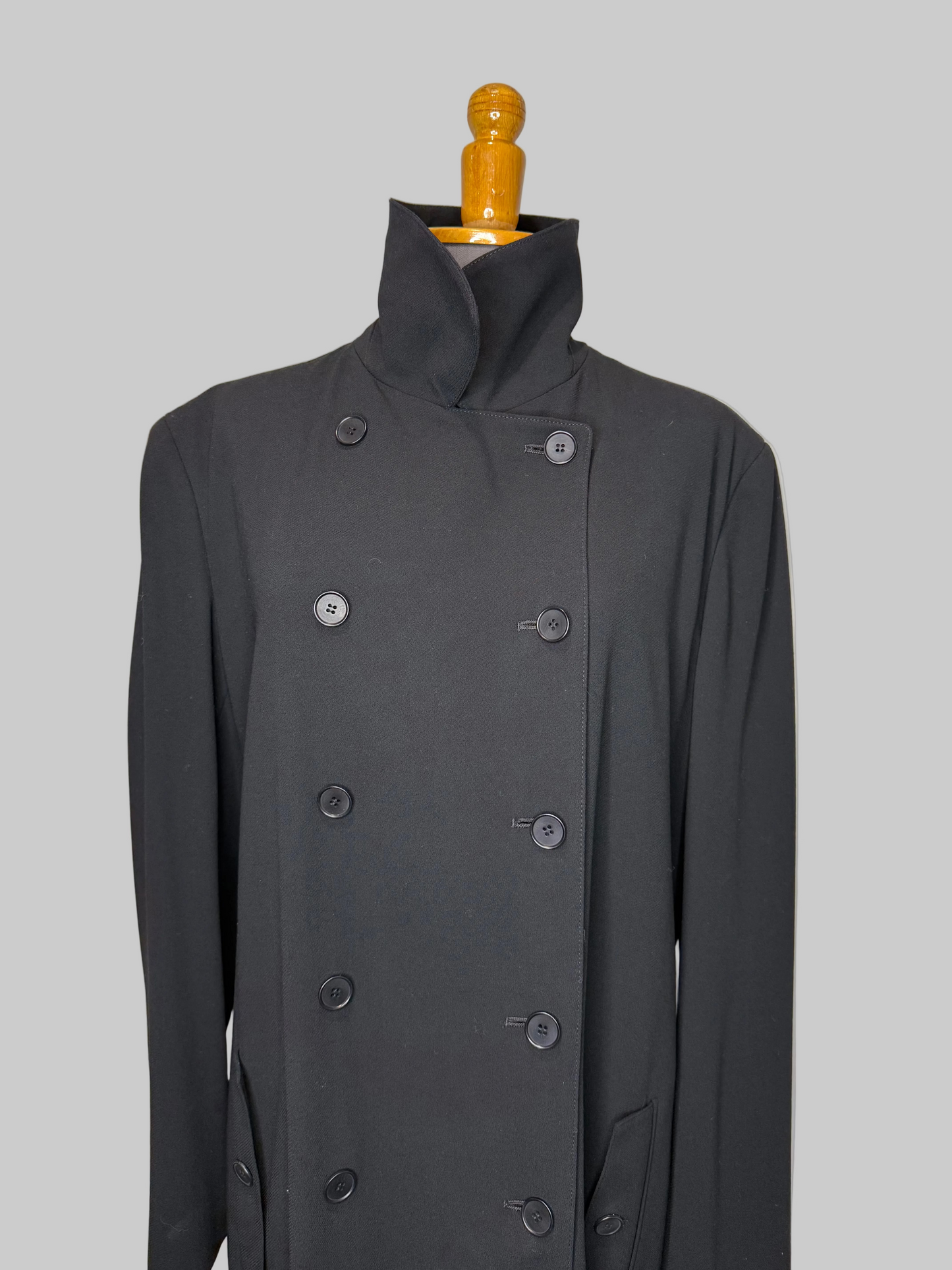 Calvin Klein Collection Double Breasted Wool Coat, early 1990s