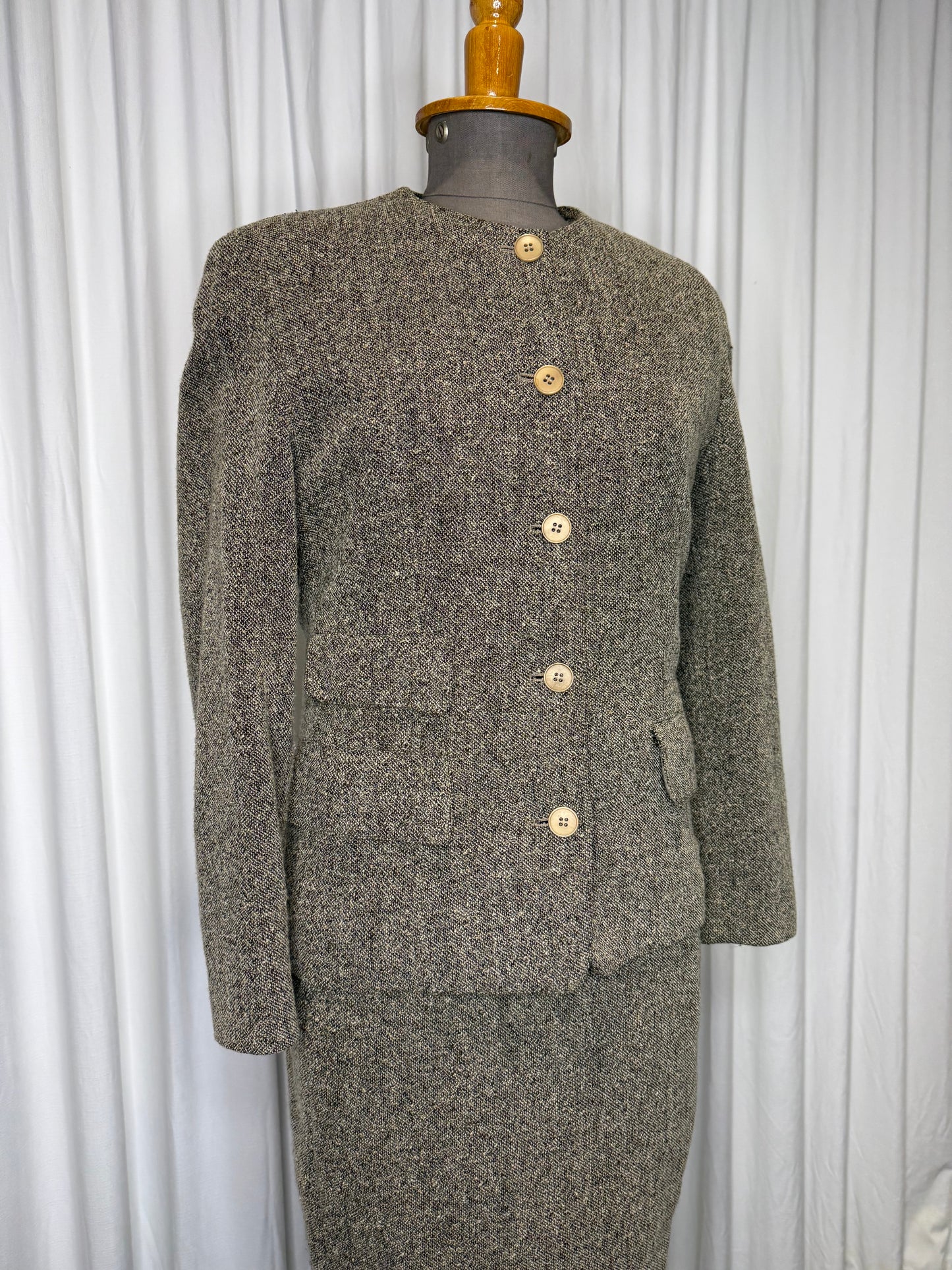 Calvin Klein Collection FW 1995 ready to wear Wool Dress Suit