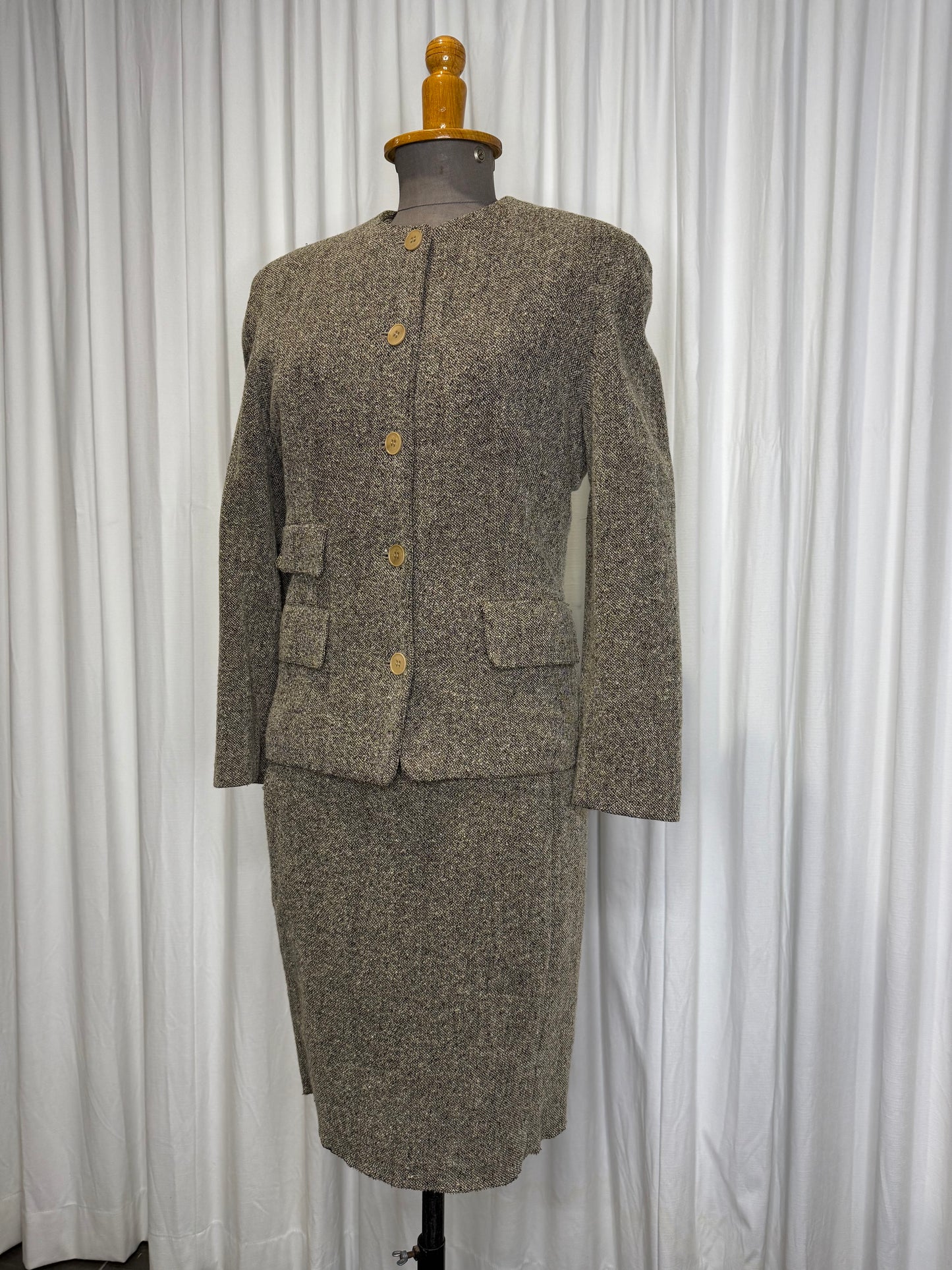 Calvin Klein Collection FW 1995 ready to wear Wool Dress Suit