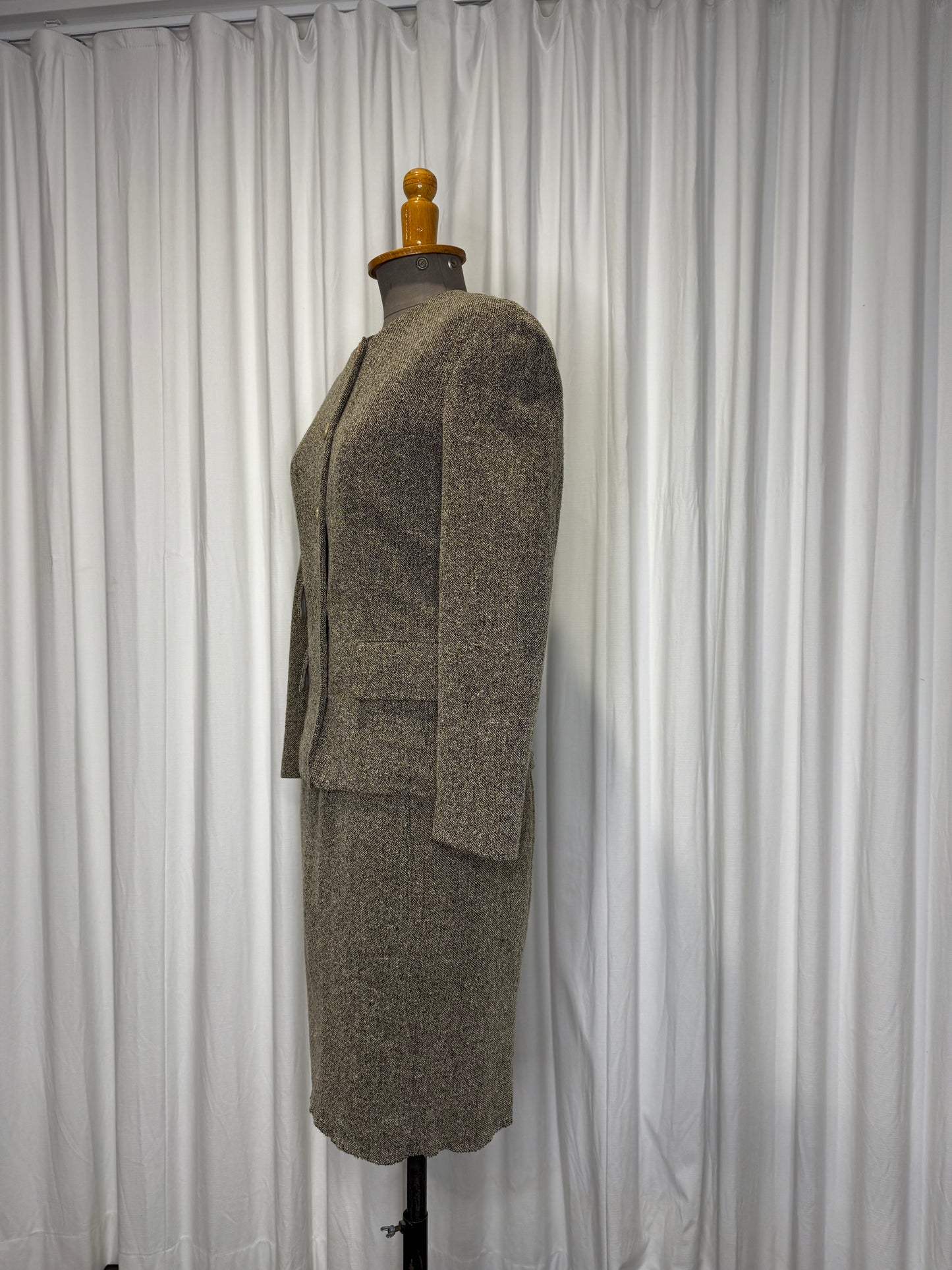 Calvin Klein Collection FW 1995 ready to wear Wool Dress Suit