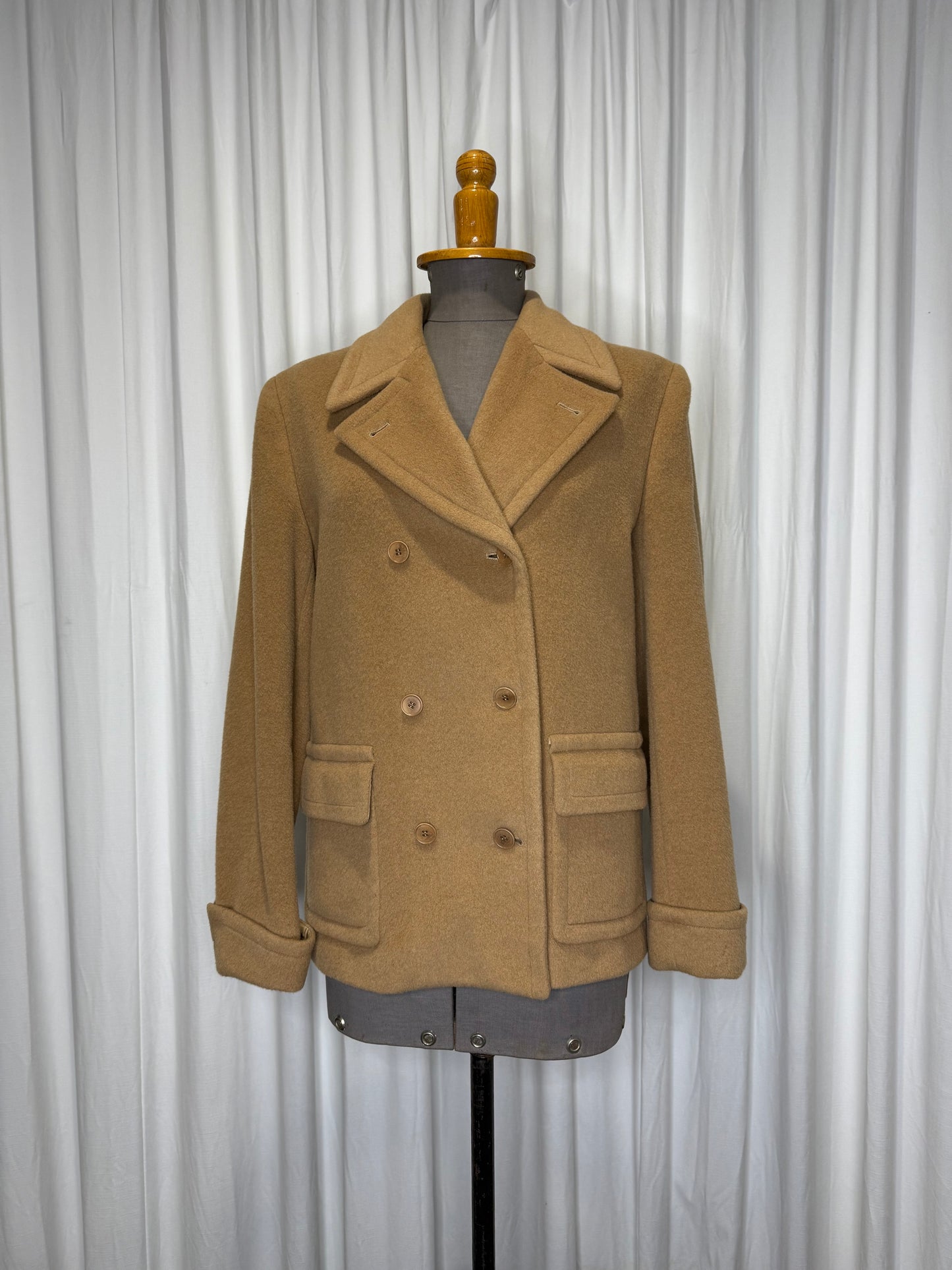 Calvin Klein Collection FW 1995 Camel Coat