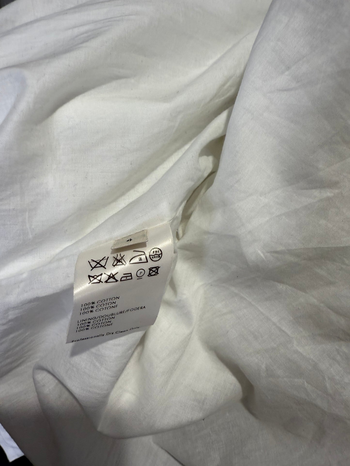 Calvin Klein Collection SS 2002 White Trench Coat