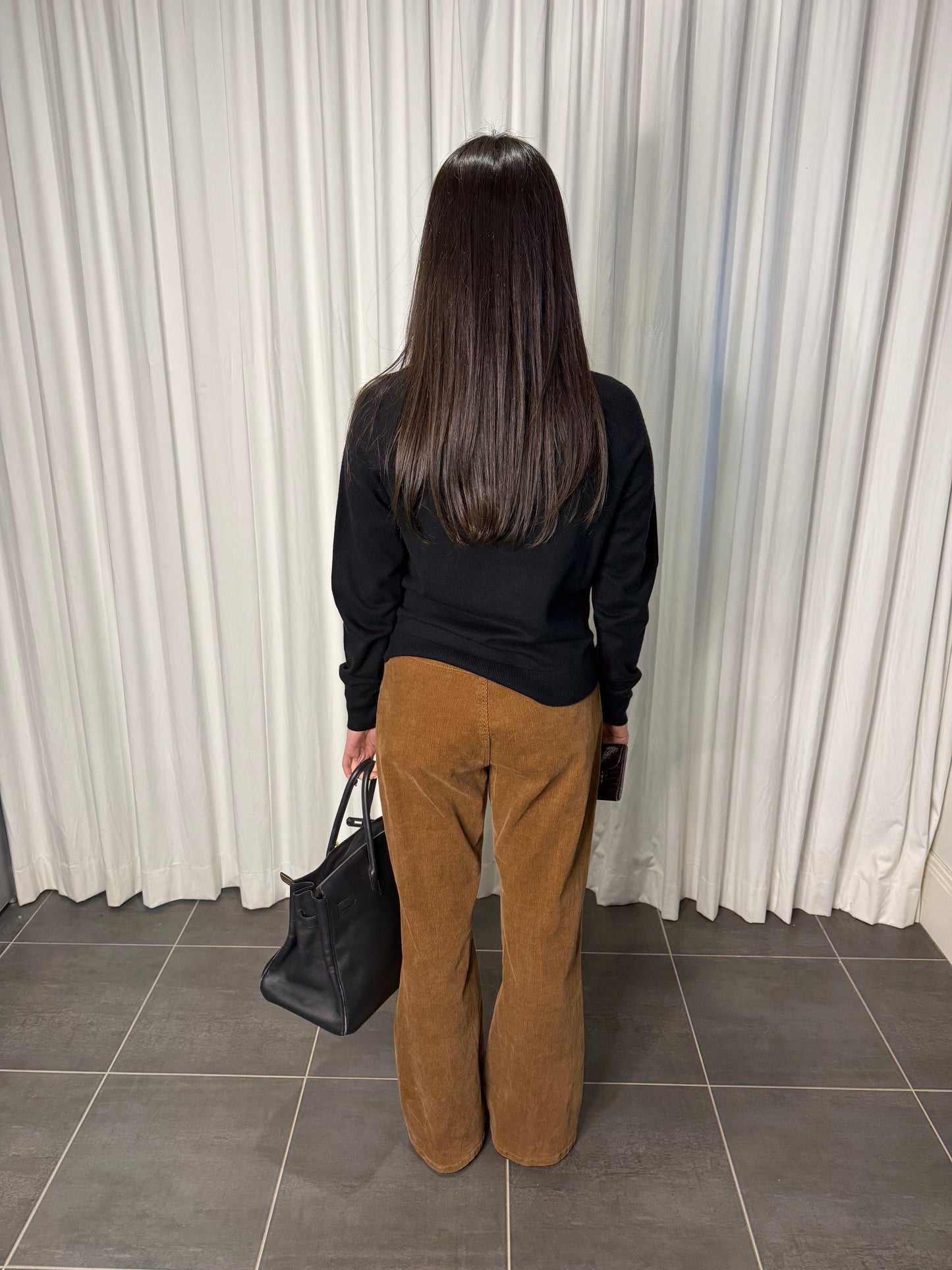 Contemporary Cotton Brown Corduroy pants