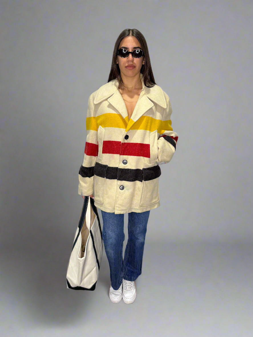 1960s Woolrich Hudson Bay Peacoat