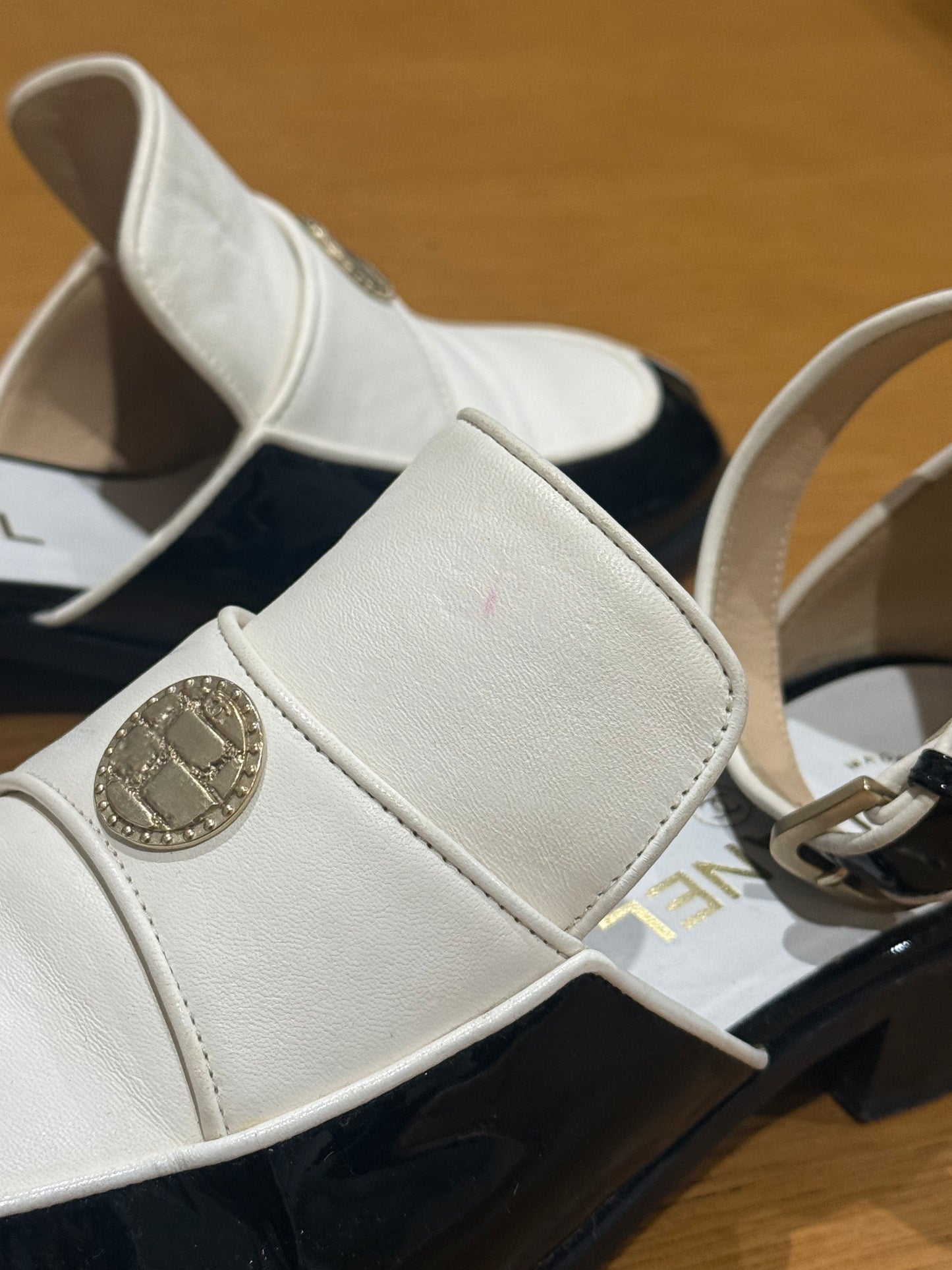 Chanel 2015 D'Orsay Brogues, 38.5