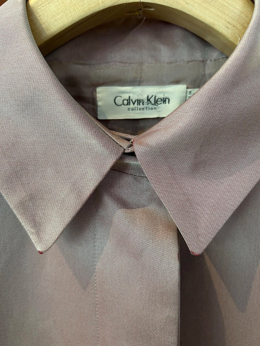 Calvin Klein Collection Dusty Pink Coat, early 2000s