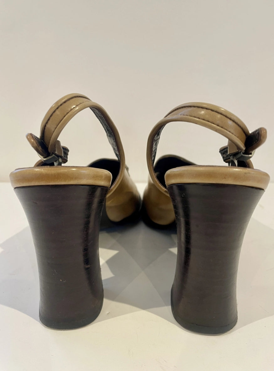 Vintage Prada Heeled Loafers