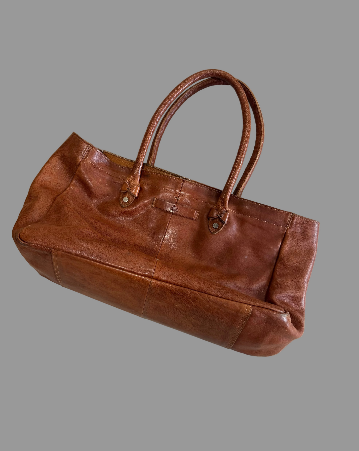 Elk Large Brown Leather Tote