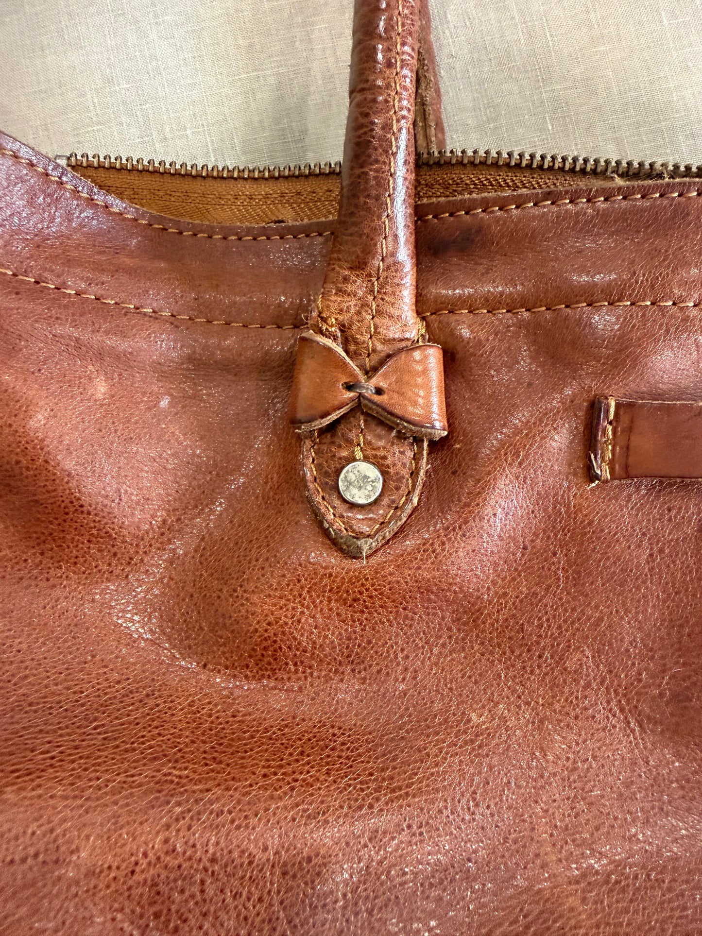 Elk Large Brown Leather Tote