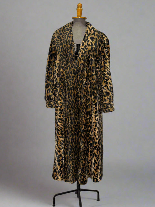 Always U.S.A Faux Leopard Coat