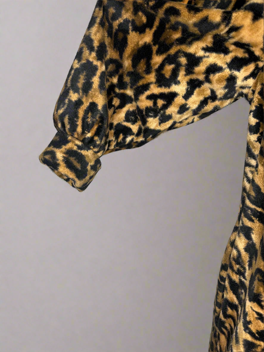 Always U.S.A Faux Leopard Coat