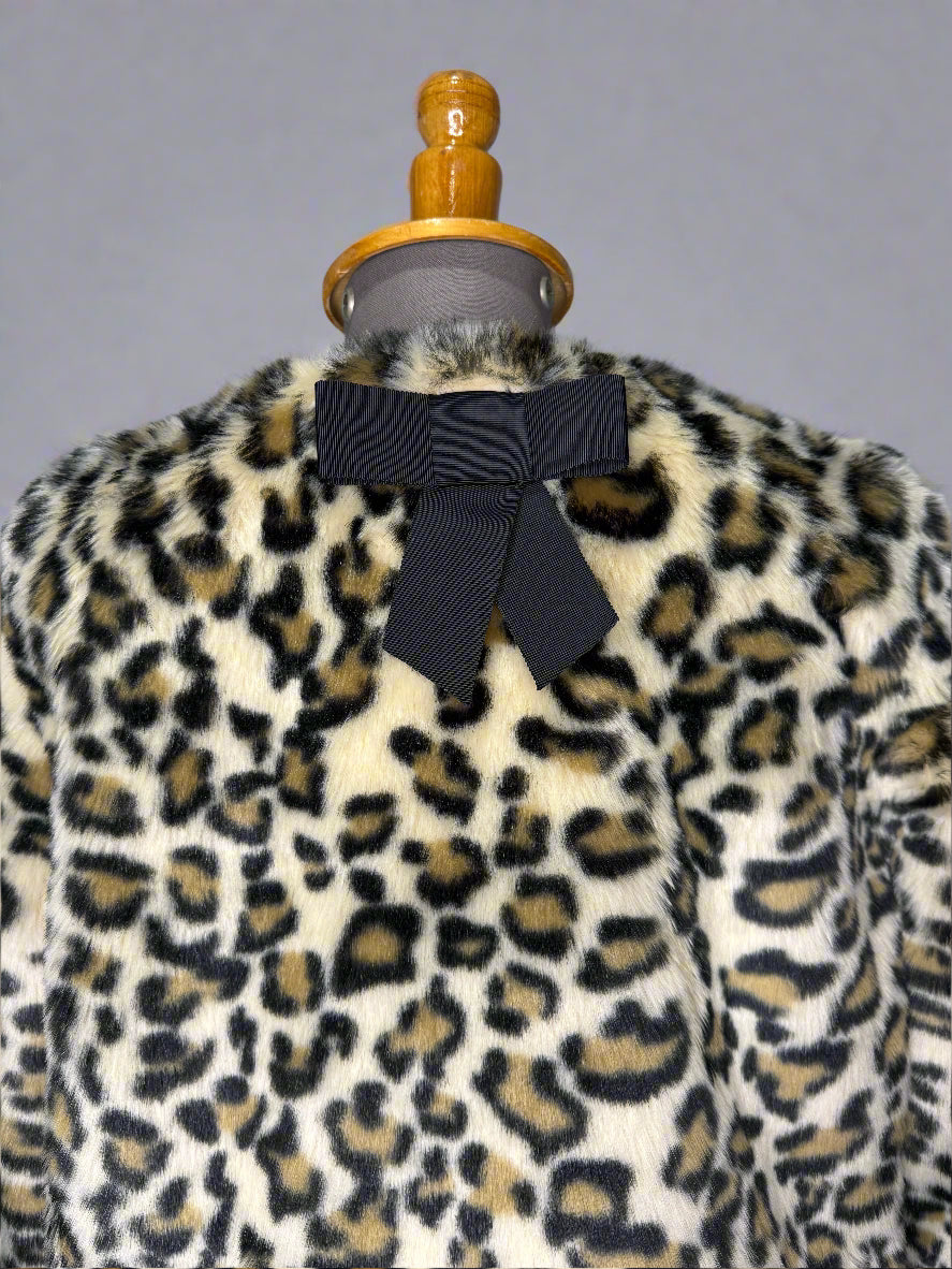 Kate Spade Faux Fur Rosalyn Leopard Coat