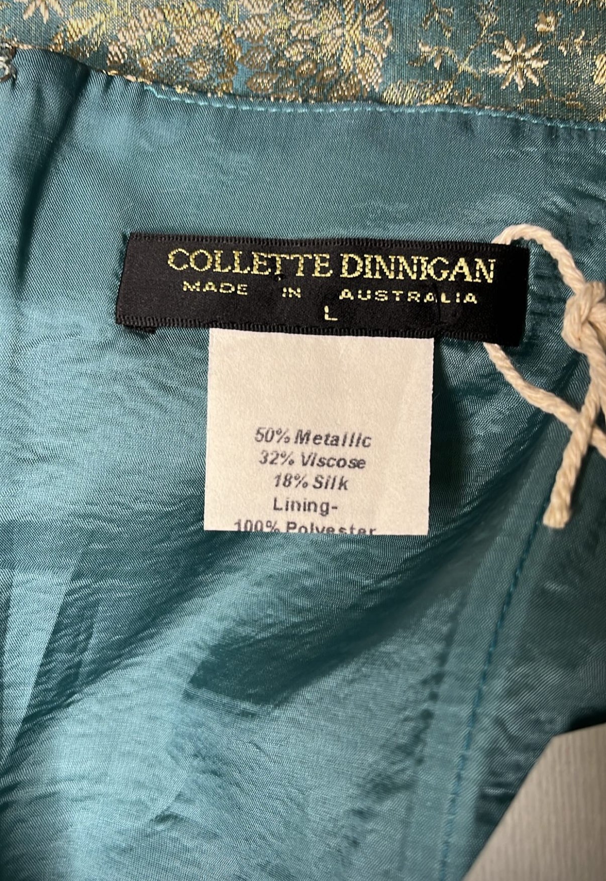 Rare Vintage Collette Dinnigan Gown, Made in Australia, 1990s