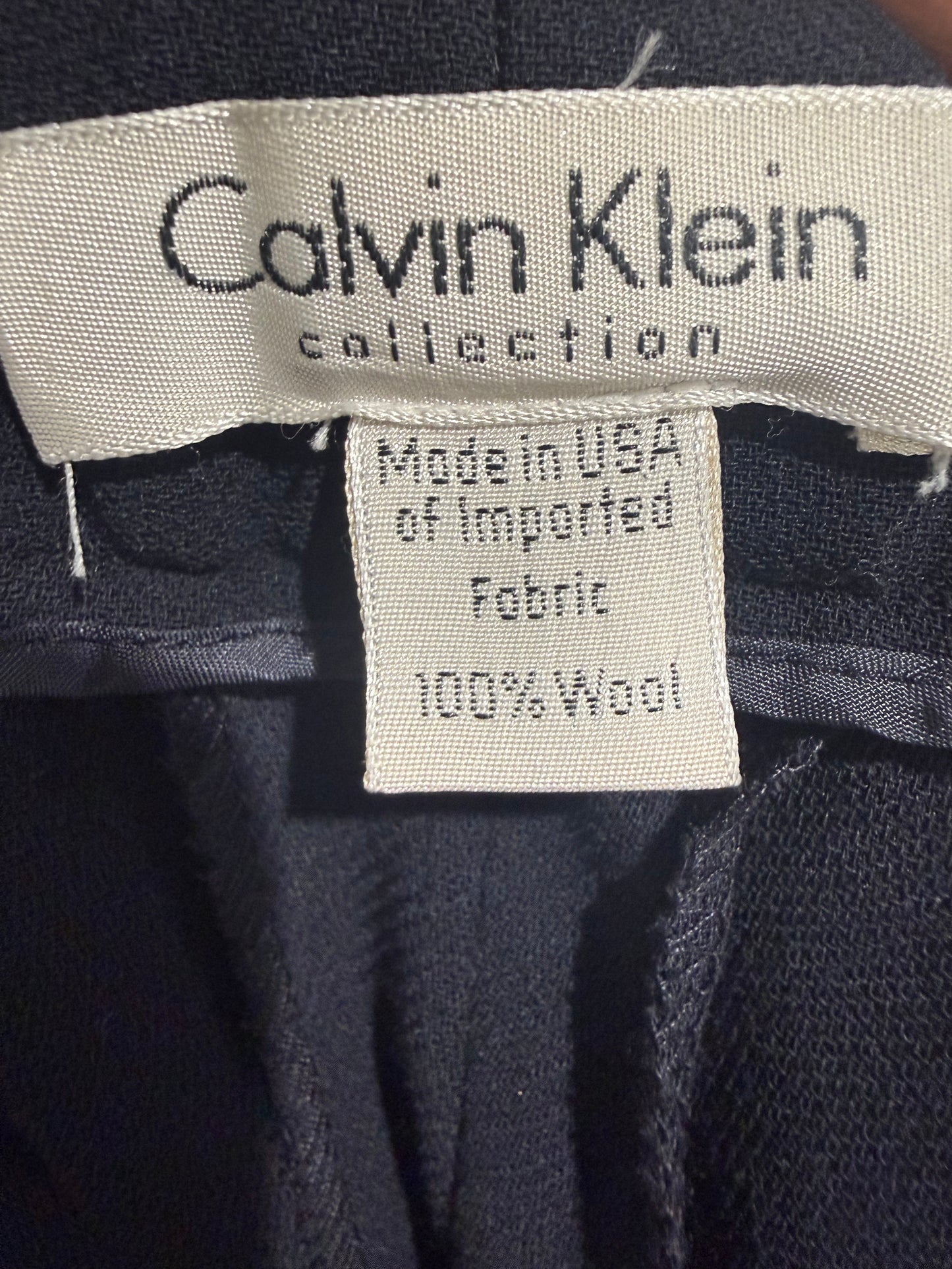 Calvin Klein Collection Navy Suit A/W 1996 (seen on Carolyn Bessette Kennedy)