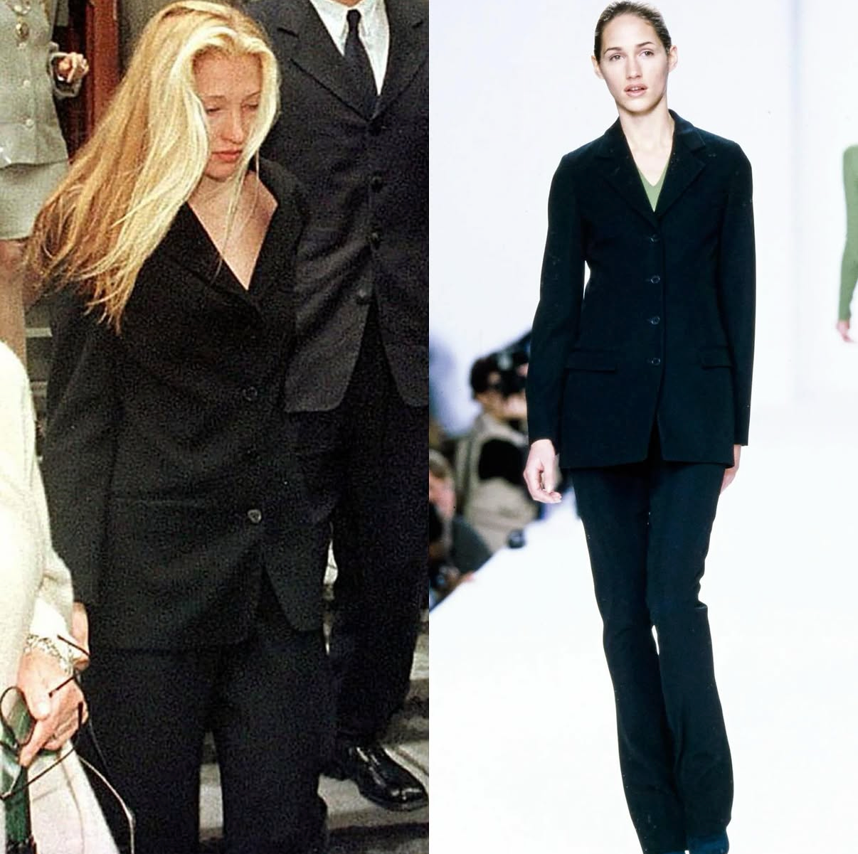 Calvin Klein Collection Navy Suit A/W 1996 (seen on Carolyn Bessette Kennedy)