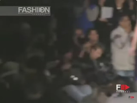 Calvin Klein SS 1997 Electric Blue/Navy Asymmetric Dress