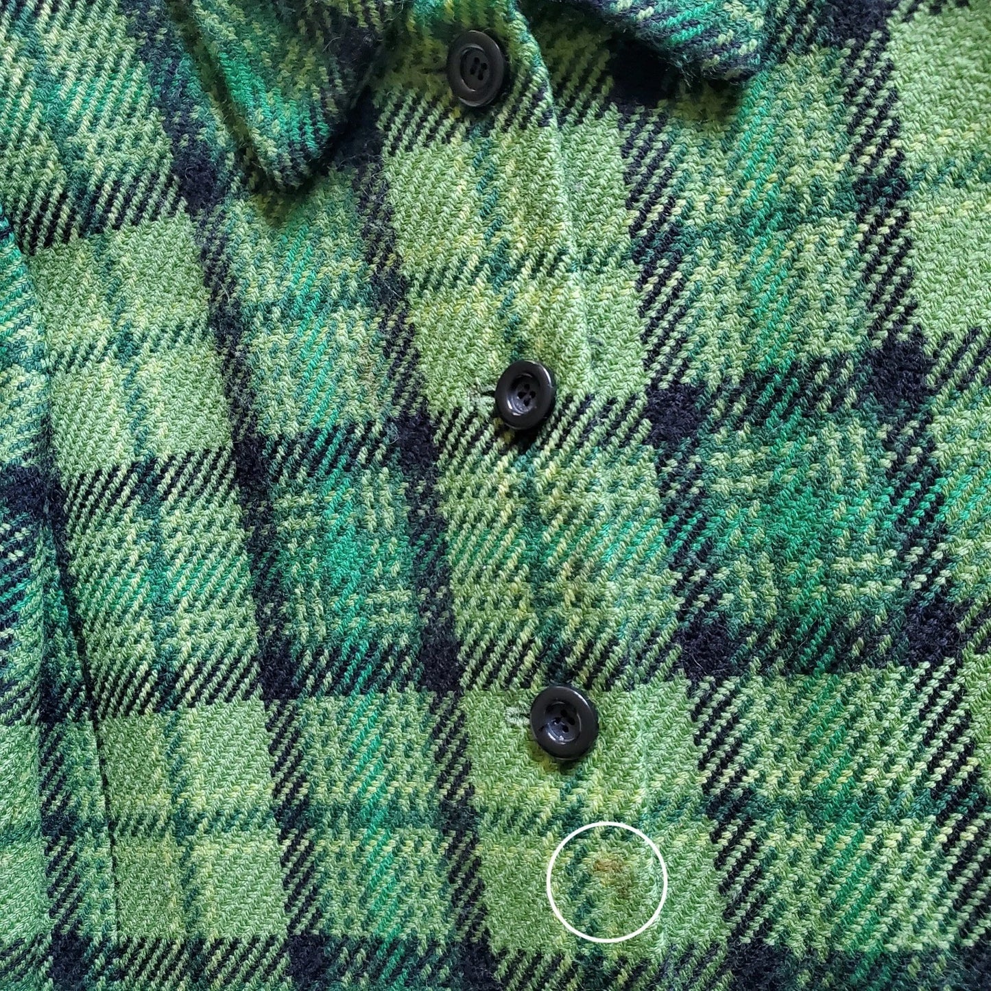 1990s Kasper Green Plaid Jacket, 8