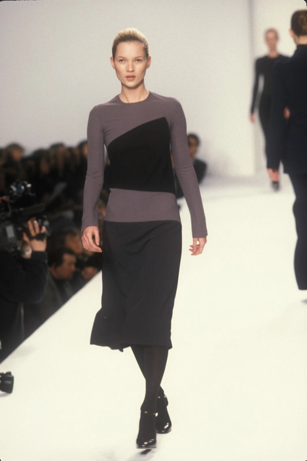 Calvin Klein Collection FW 1996 Runway Geometric Dress, 6 US